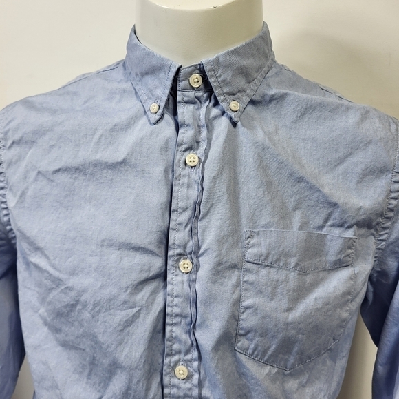 Club Monaco Oxford Slim Fit Collared Button Up Dress Shirt - Picture 3 of 9